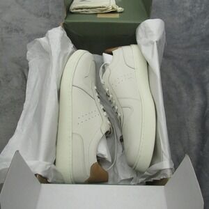 Nisolo Mens Shoes 11 White Leather Beto Go To Court Sneaker Casual $145 NEW